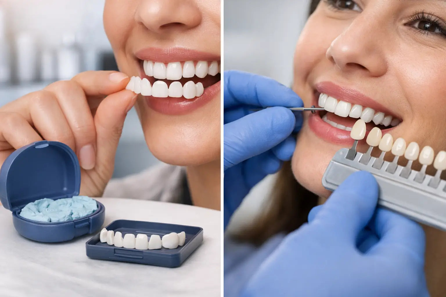 Removable Veneers Versus Bonding Compared